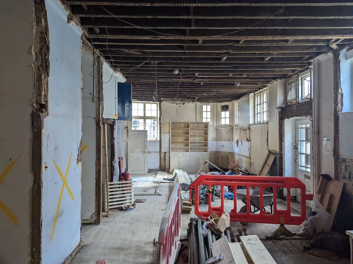 Matthew Lloyd Architects St Mary Bourne Street Progress Hall 03