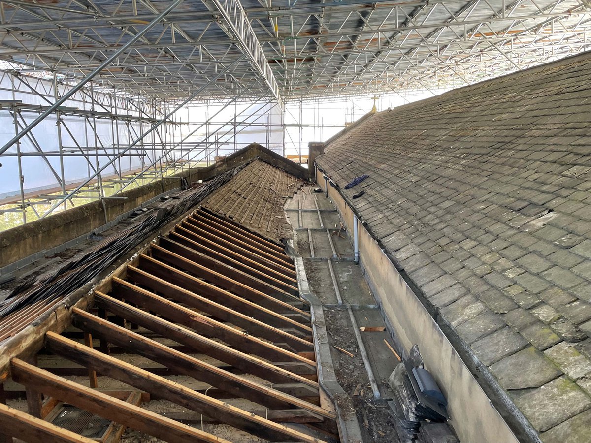 Matthew Lloyd Architects St Mary Walthamstow Construction March Roof