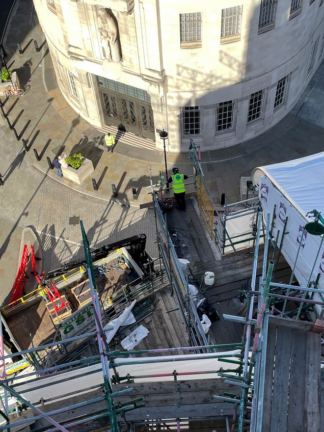 Matthew Lloyd Architects All Souls Langham Place Construction October 06