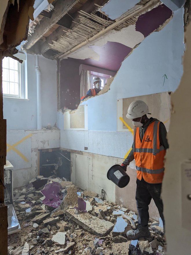 Matthew Lloyd Architects St Mary Bourne Street Progress Hall 01