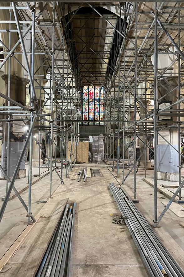 Matthew Lloyd Architects St Mary Walthamstow Construction May 01