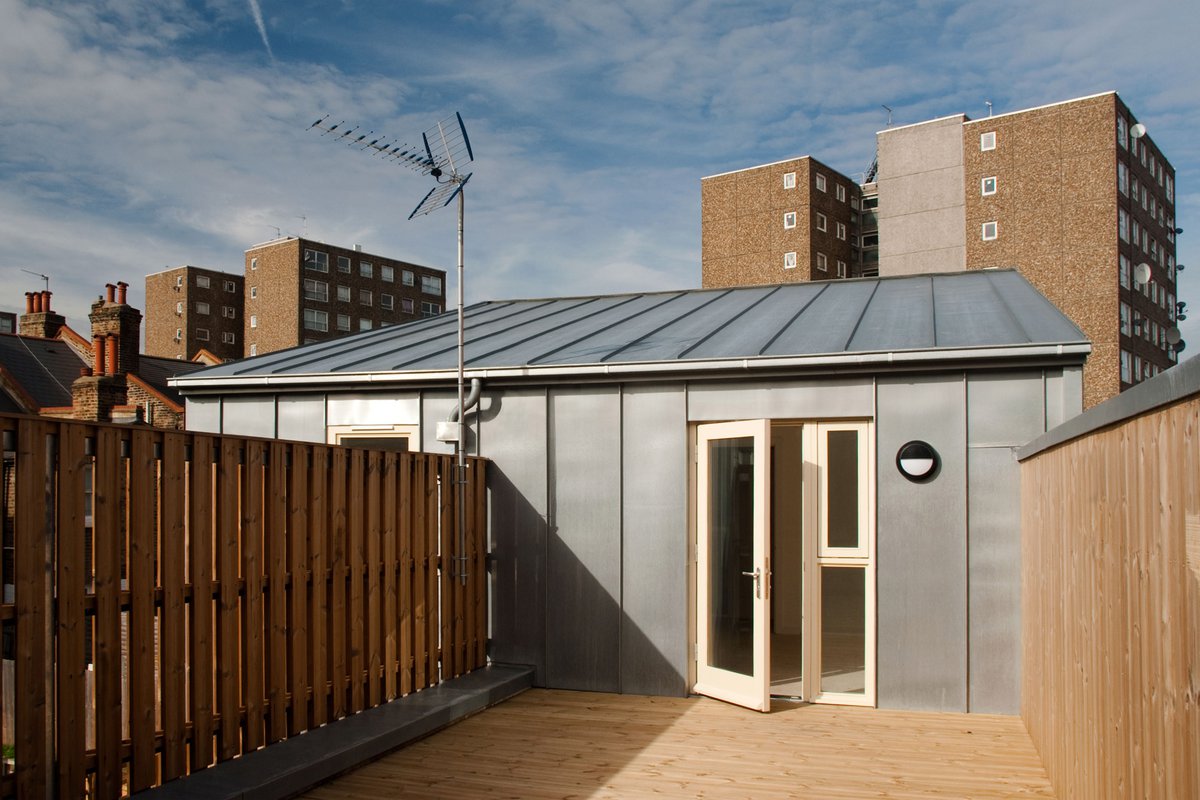 Matthew Lloyd Architects Bramshaw Workshops Roof Terrace View