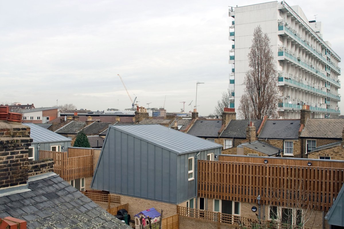 Matthew Lloyd Architects Bramshaw Workshops Rooftops Overview
