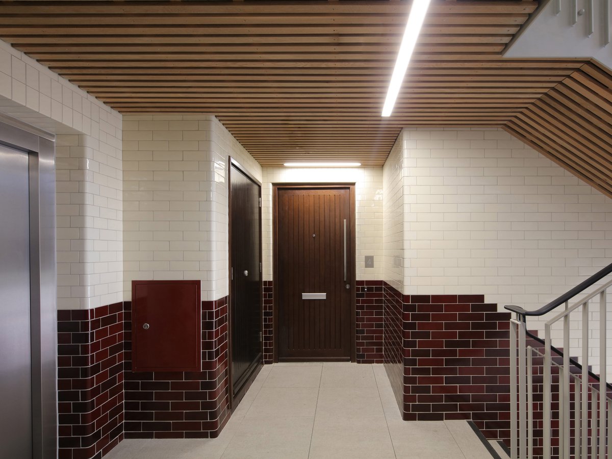 Matthew Lloyd Architects The Bourne Estate Corridor Materiality