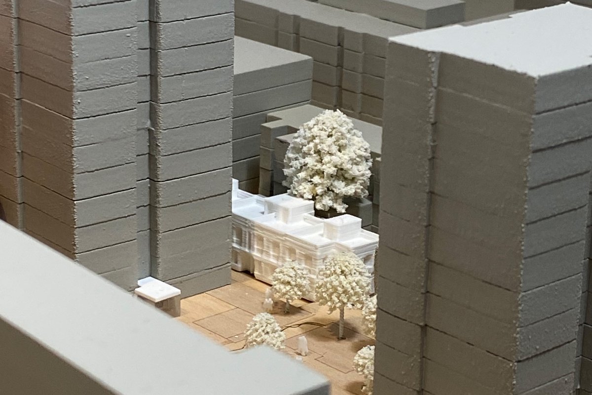 Matthew Lloyd Architects Tybalds Estate Model Masterplan Mews