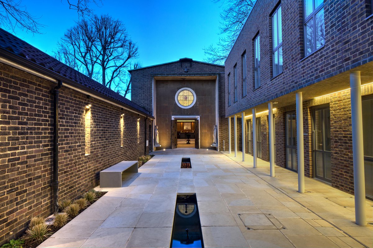 Matthew Lloyd Architects Victor Churchill Building Chapelside Royal Foundation St Katharine Night Courtyard