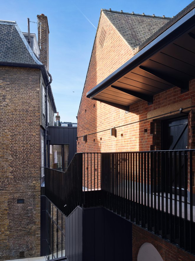 Matthew Lloyd Architects St Mary Bourne Street Walkway Organ Loft