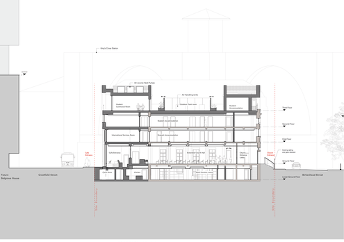 Matthew Lloyd Architects Kings Cross Methodist Church Elevation Proposed Section 01