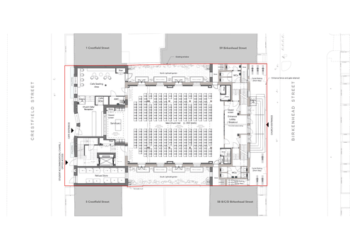 Matthew Lloyd Architects Kings Cross Methodist Church Proposed Gf Plan