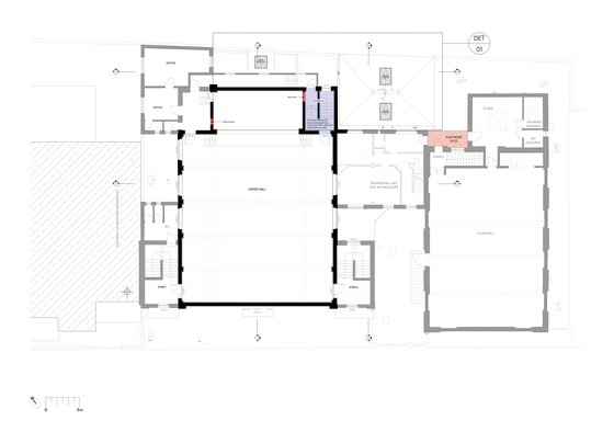 Matthew Lloyd Architects Alford House Club 1F Plan