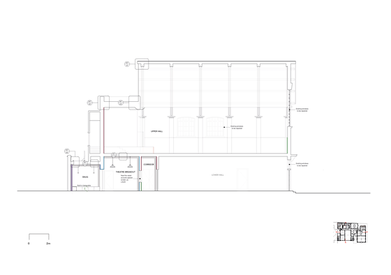 Matthew Lloyd Architects Alford House Club Section 02