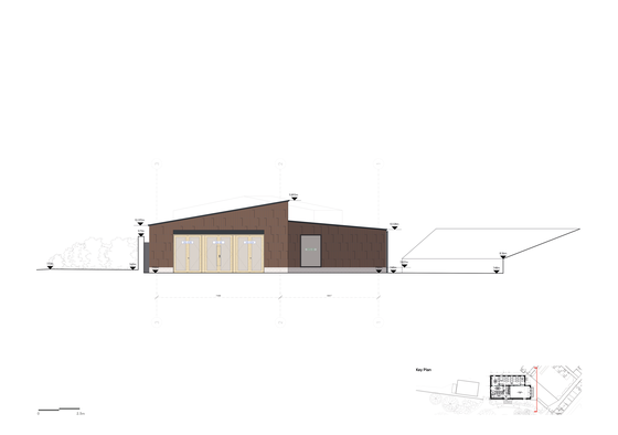 Matthew Lloyd Architects Cedar Yards 1B East Elevation