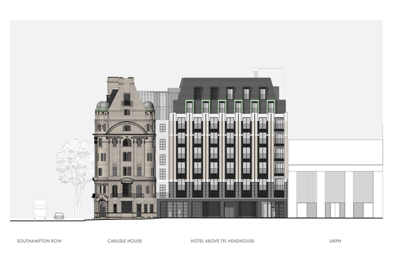 Southampton Row Hotel Matthew Lloyd Architects